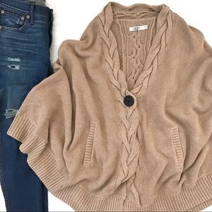 UGG Knit Cape Poncho